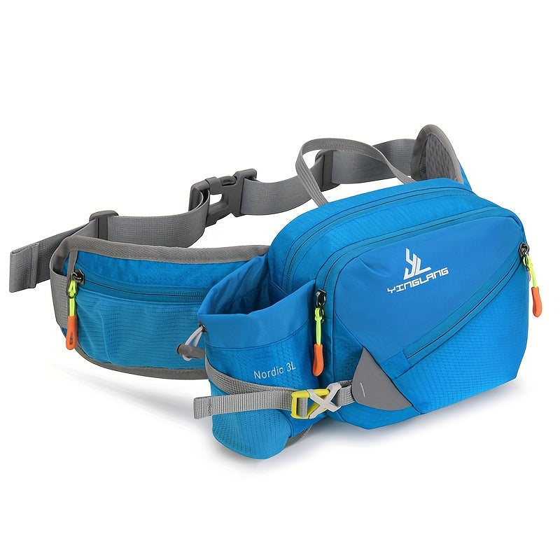 Borsa da Corsa Versatile con Portabottiglie – Nylon Resistente con Cerniere per Camminate e Maratone