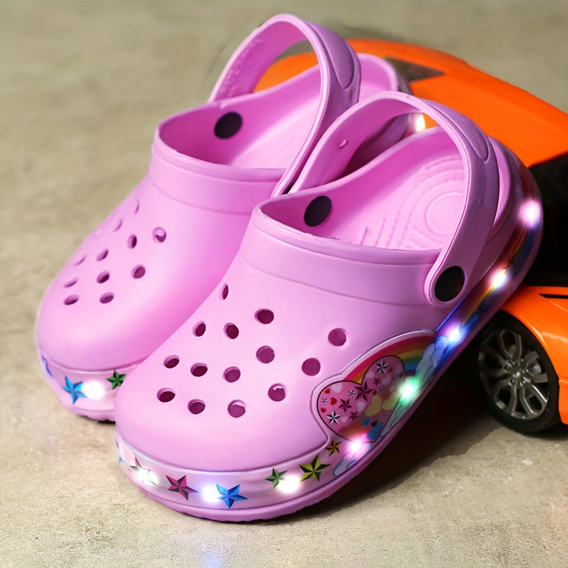 Zoccoli per Bambini Luminosi al Buio – Scarpe Traspiranti e Antiscivolo