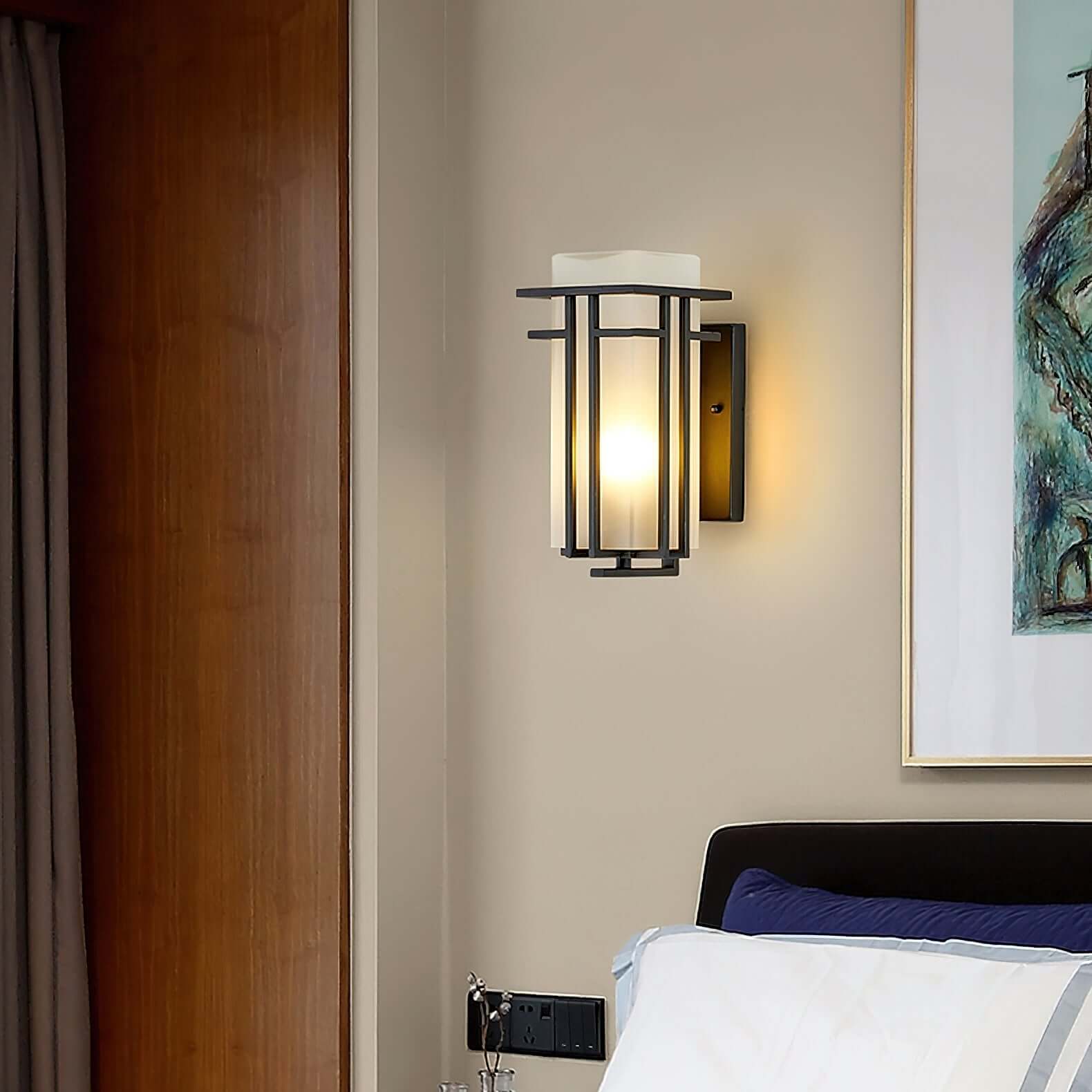 Lampada da Parete Esterna - Ferro & Vetro