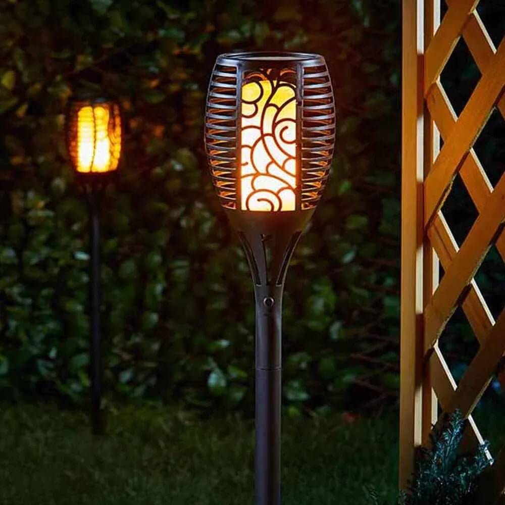 2x Lanterne da Giardino Solari - Illuminazione Esterna Atmosferica