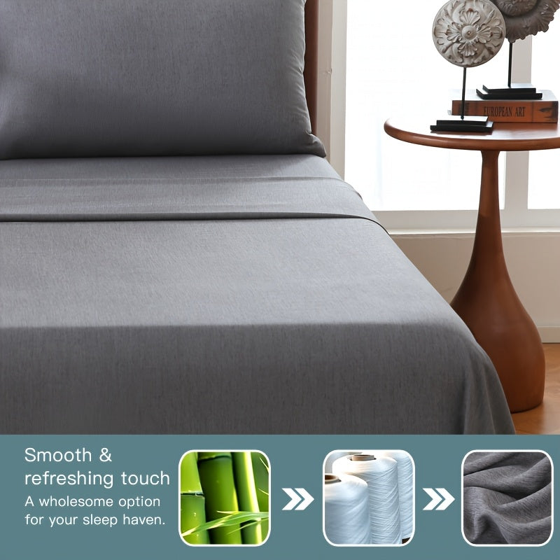 Lenzuolo con angoli in fibra di bamboo estiva – Comfort traspirante di lusso