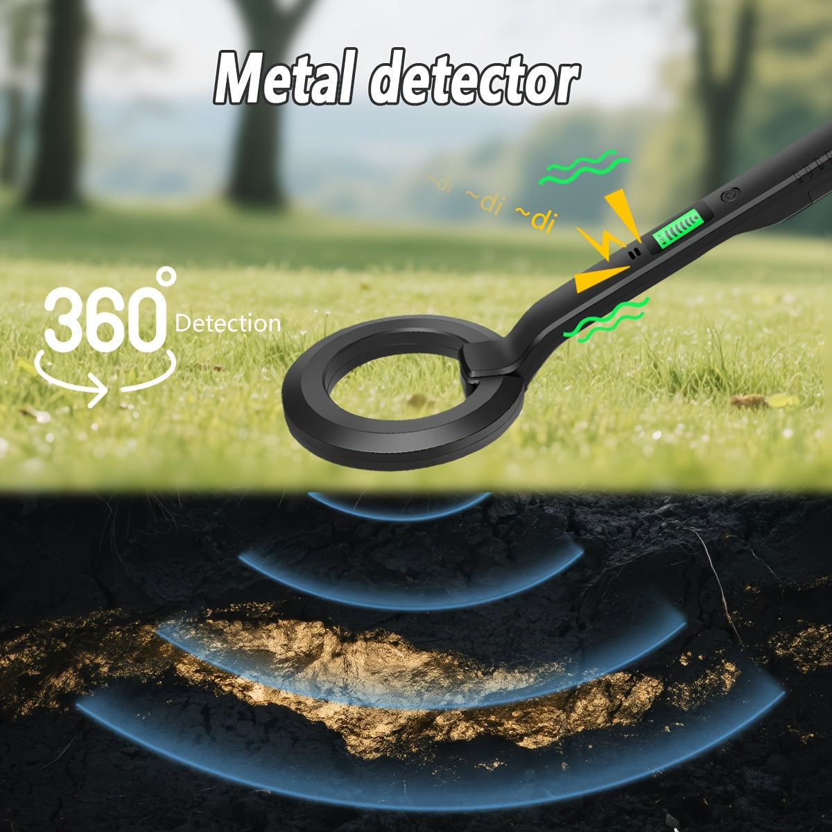 ProScan Metal Detector – Preciso e Facile da Usare per Avventure all'Aperto