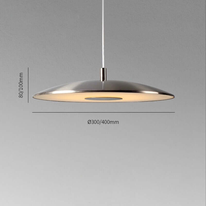 Moderna Lampada a Sospensione LED - Design in Ferro