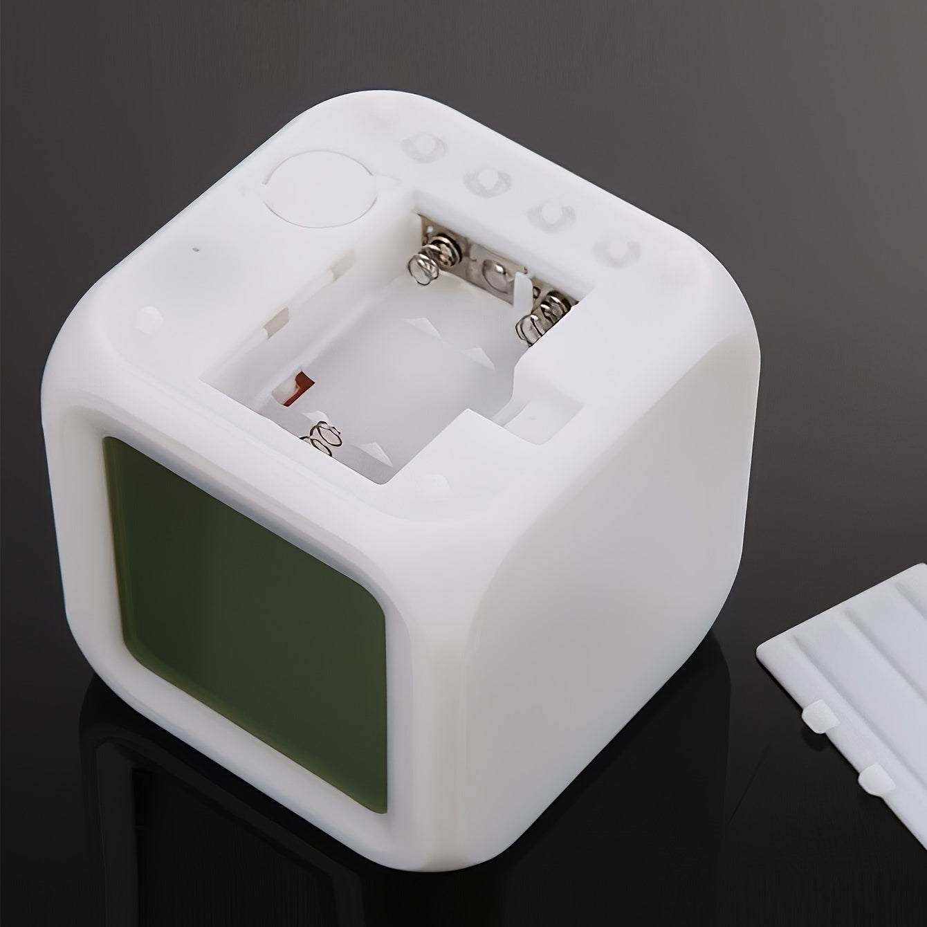 Orologio Alarm Digitale LED – Display della Temperatura e Previsione Meteo, Funzione Silenziosa