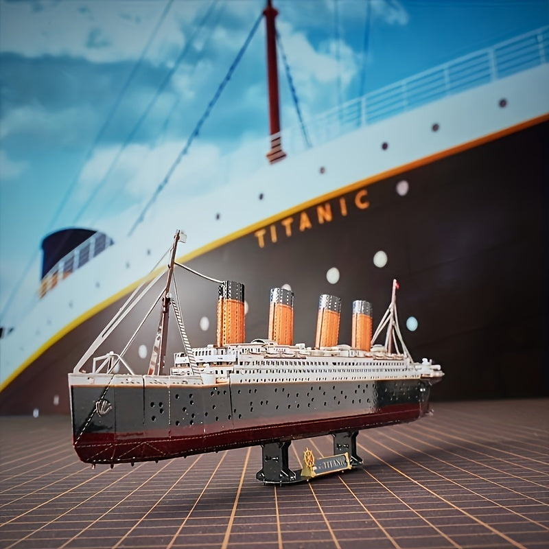 Modello in Metallo 3D Titanic – Modello Fai-da-Te Dettagliato per Creativi