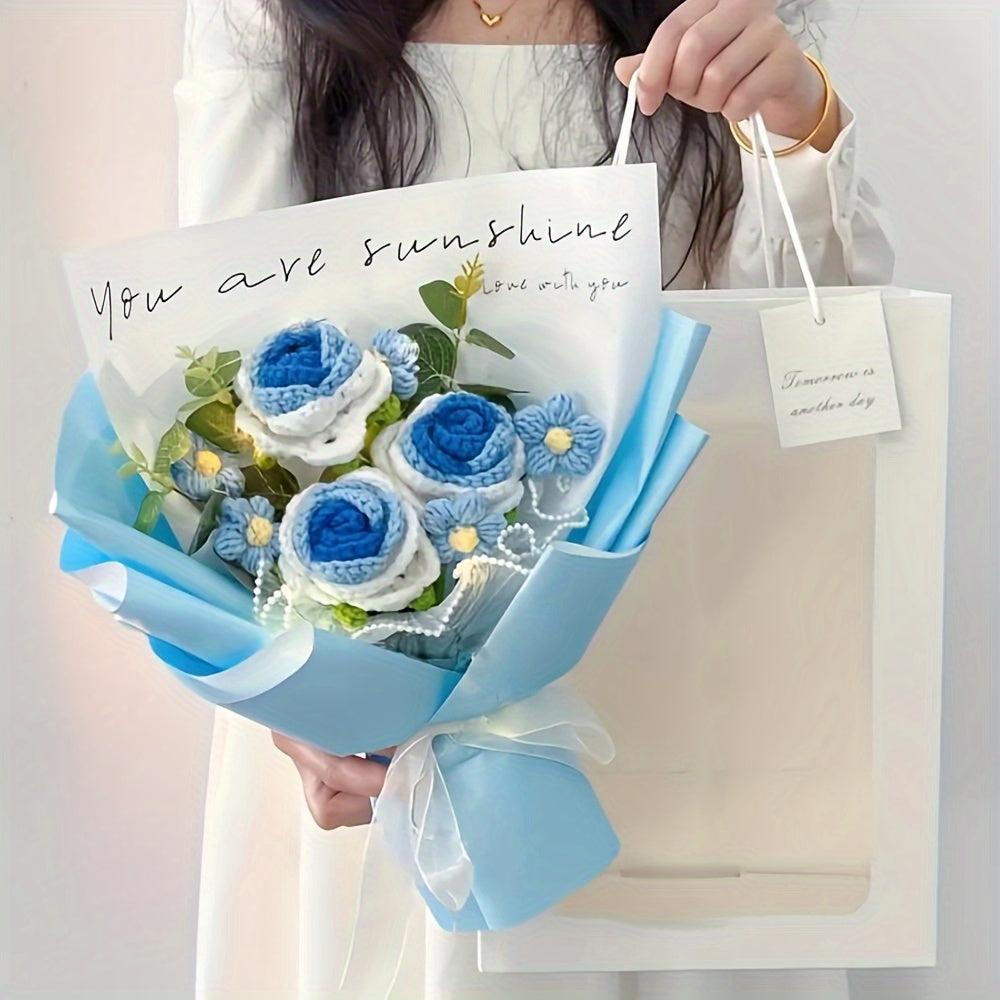 Bouquet di Fiori All'Uncinetto Fatti A Mano – Il Regalo Perfetto per la Festa della Mamma