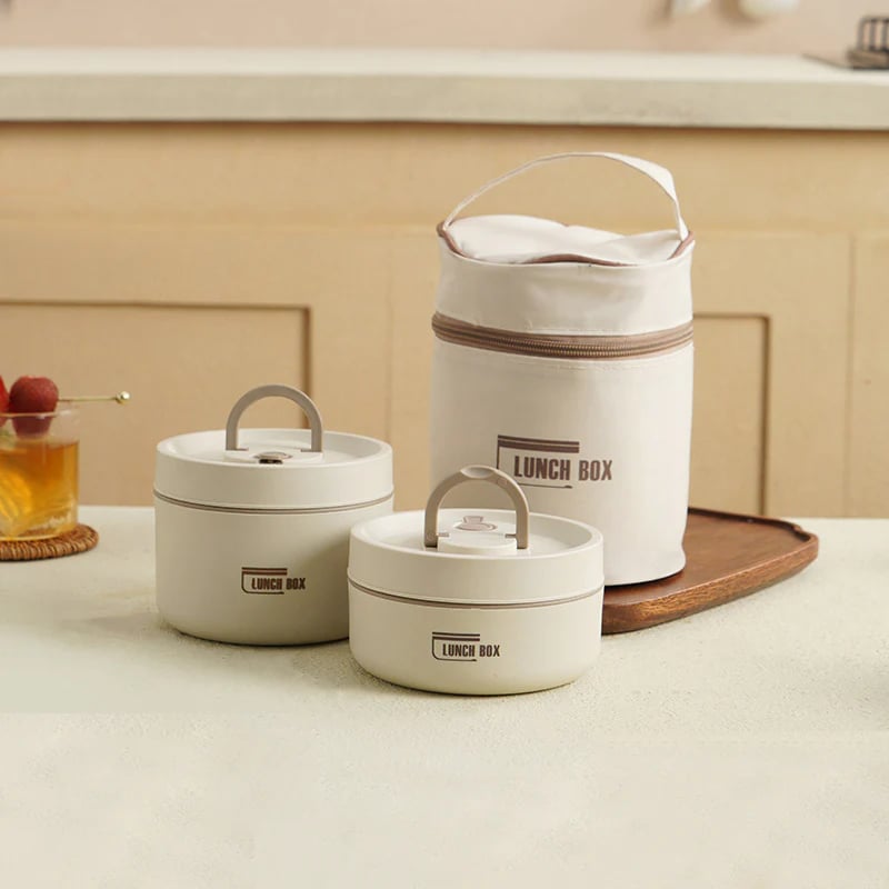 HeatKeeper Pro Lunch Box | Contenitore per alimenti in acciaio inossidabile a prova di perdite per pasti caldi e freddi