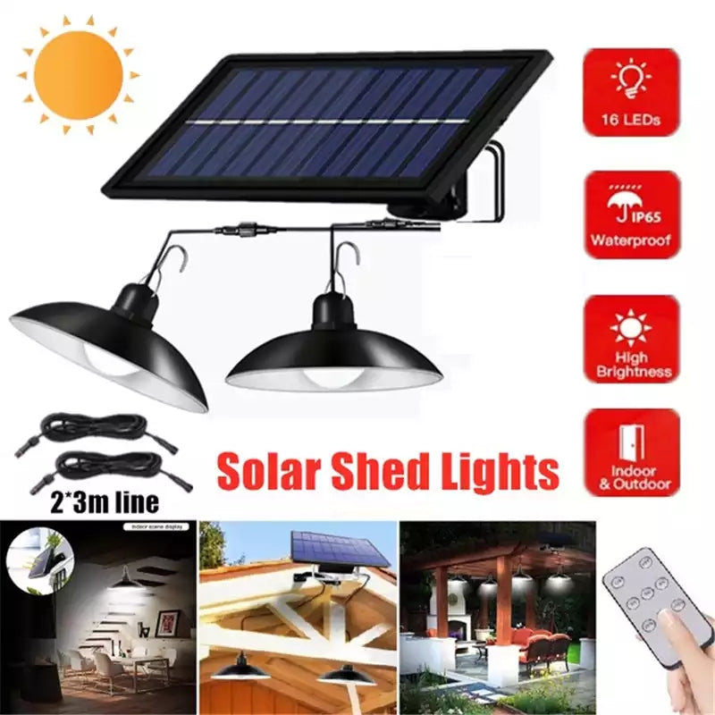 Set di Lampade LED Solari Wireless con Telecomando – TwinRay