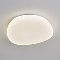 Lampada da soffitto moderna in acrilico LED a incasso Pebble Stone in bianco