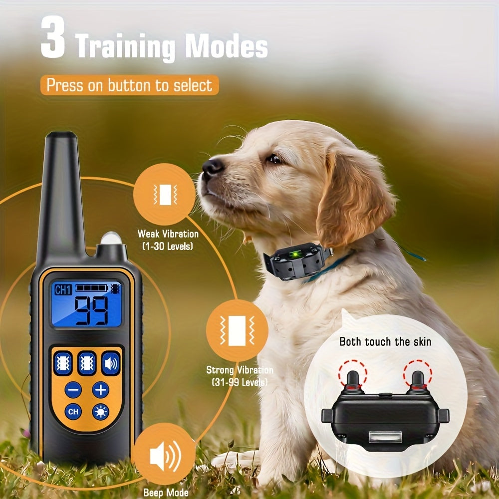 Smart Trainer Pro – Collare per cani con telecomando ricaricabile con segnale acustico e vibrazione