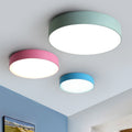 Lampada da soffitto LED rotonda in acrilico per bambini, montaggio a soffitto, per asilo