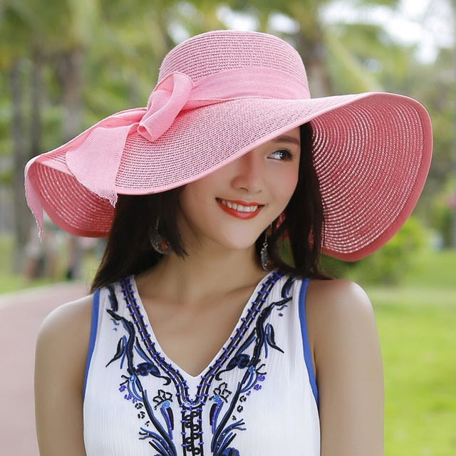 Cappello da Donna in Paglia con Protezione Solare – Candy