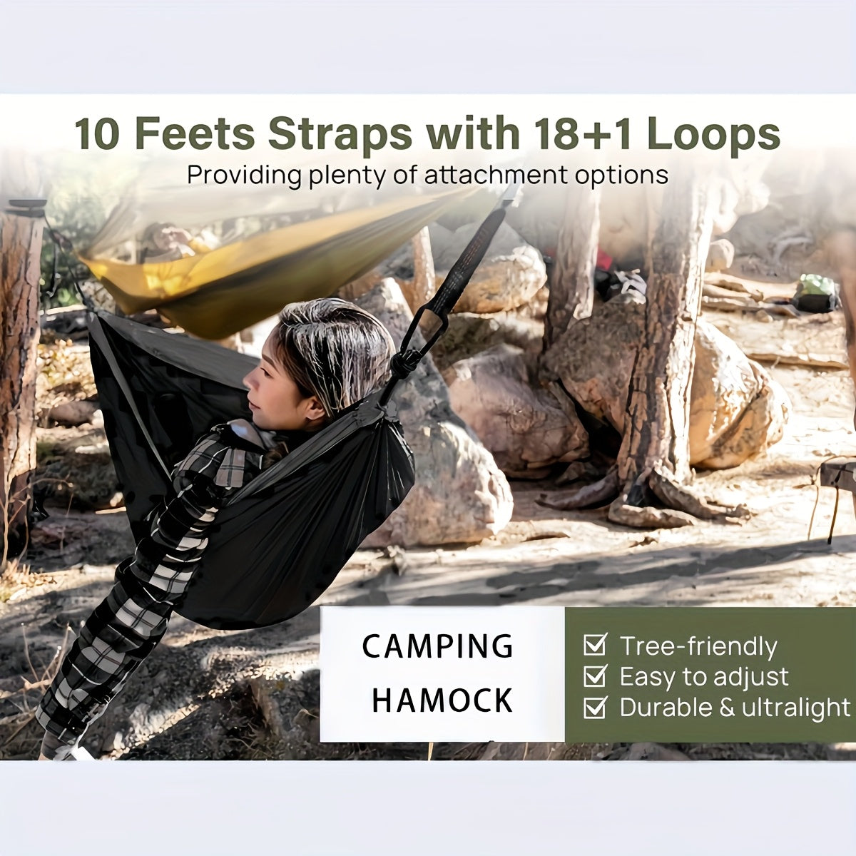 Amaca in Nylon da Esterno – Flessibile e Leggera per Ogni Avventura