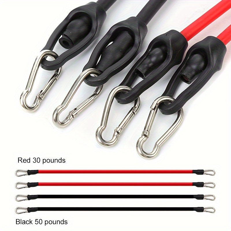 Set di plank per flessioni con maniglie, bande di resistenza e accessori – ideale per petto e addominali