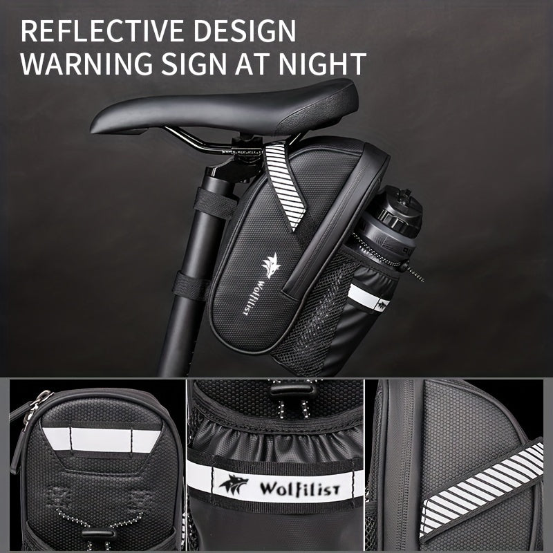 Borsa da Sella RideSafe – Grande, Riflettente e Pratica per Sotto la Sella