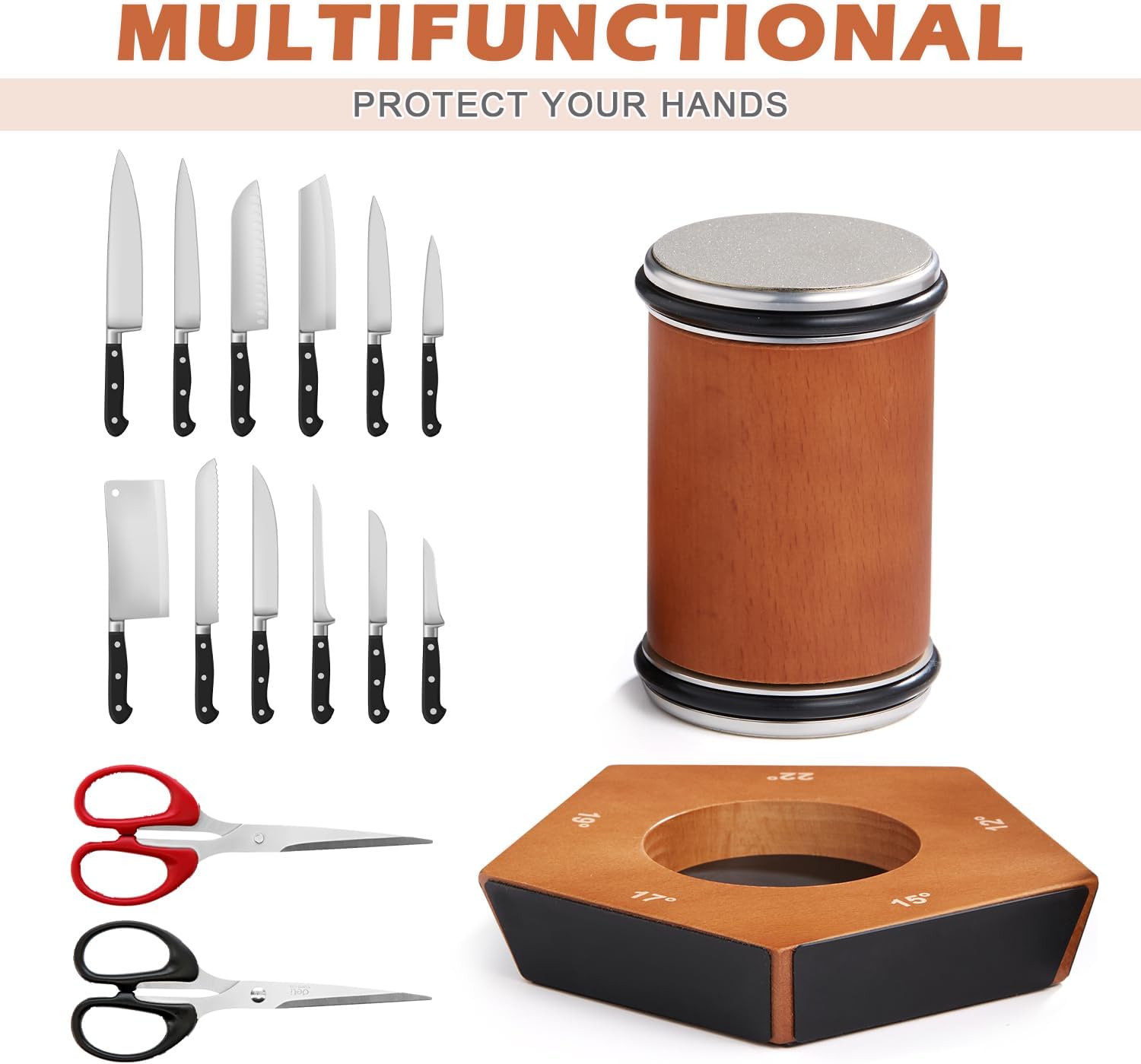 Affilatore Manuale per Coltelli a Rulli - SharpRoll