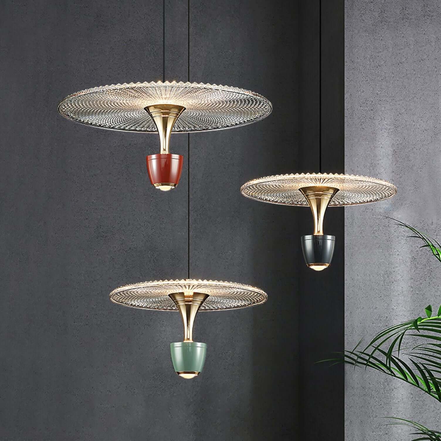 Lampada a Sospensione LED Disc Moderna - Elegante e Stile