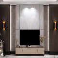 Applique Moderna Curl 13"/21"/30" Hauteur 2 Lumières Éclairage Intérieur en Métal Noir
