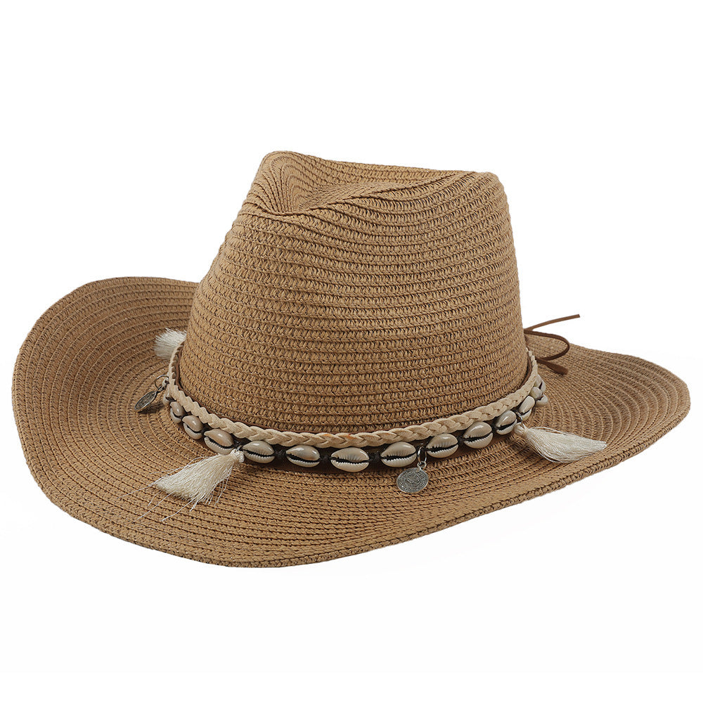 Cappello Estivo Leggero con Conchiglie e Frange – Gelsomino