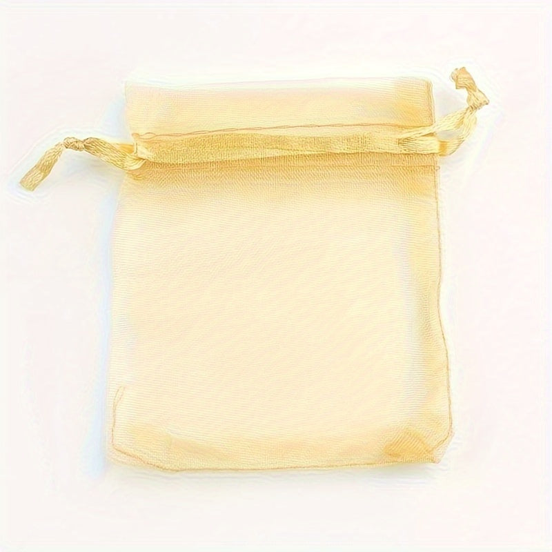 Set di Sacchetti in Organza Eleganti – Ideali per Regali e Decorazioni per Feste