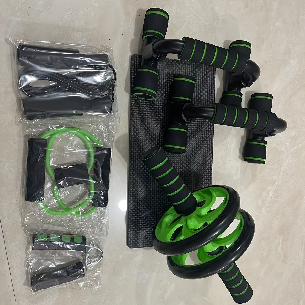 Set Fitness CoreMax – Set di Allenamento da 7 Pezzi per Addominali e Core Forti