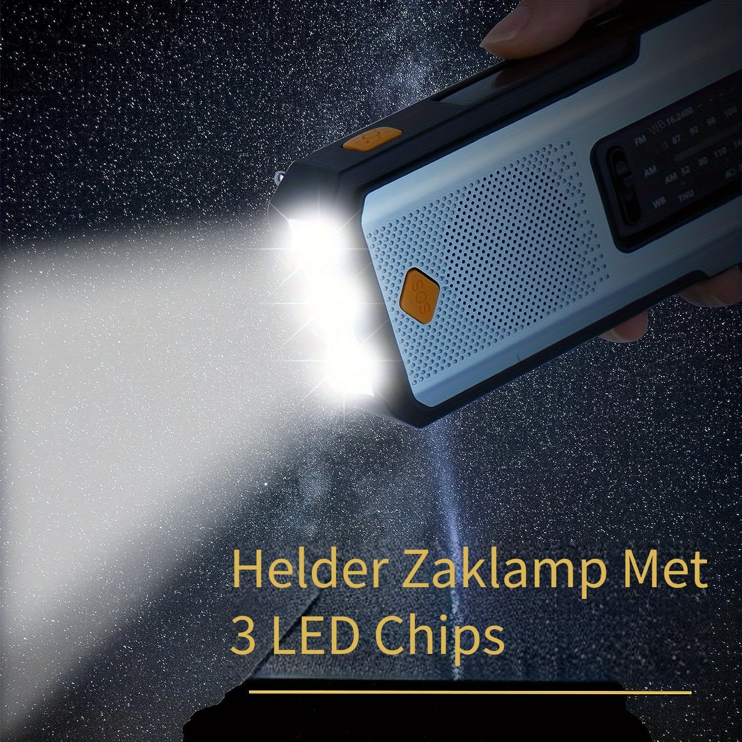 Radio Portatile AM/FM Daykit – Con Pannello Solare e Torcia