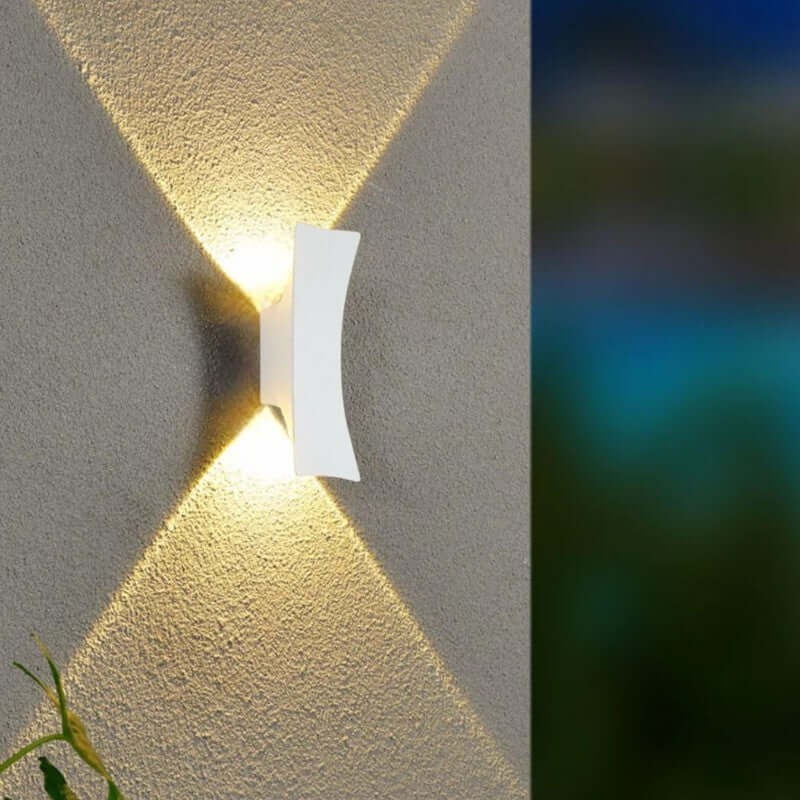Lampada da Parete Moderna per Esterni - Design Ovale e Rettangolare