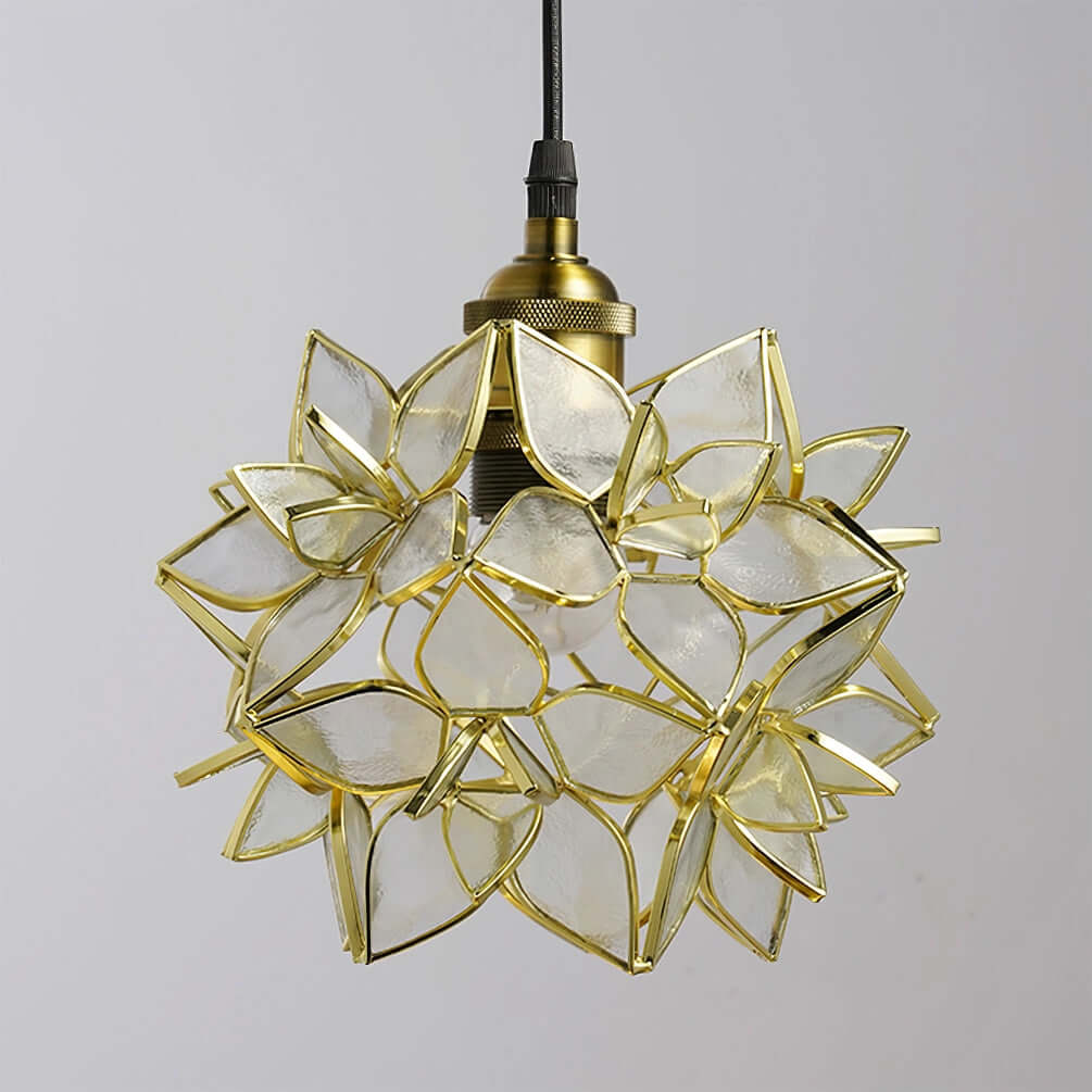 Lampada a Sospensione Elegante con Design a Conchiglia