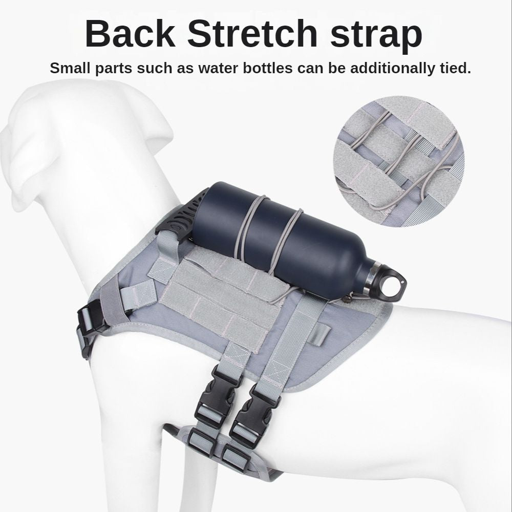 Imbracatura Tattica per Cani – Robusta e Regolabile per Cani di Grandi Dimensioni