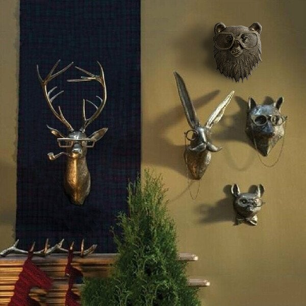 Decorazione da Parete con Testa di Animale Giocosa - WallCritters