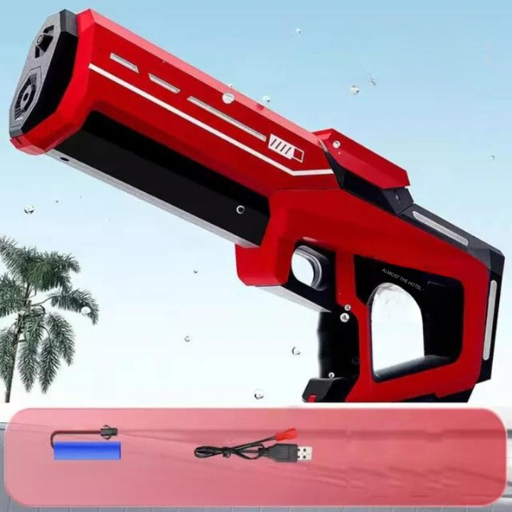 Pistola ad Acqua Automatica con Serbatoio da 1L e Portata di 10m – Divertimento Estivo Puro