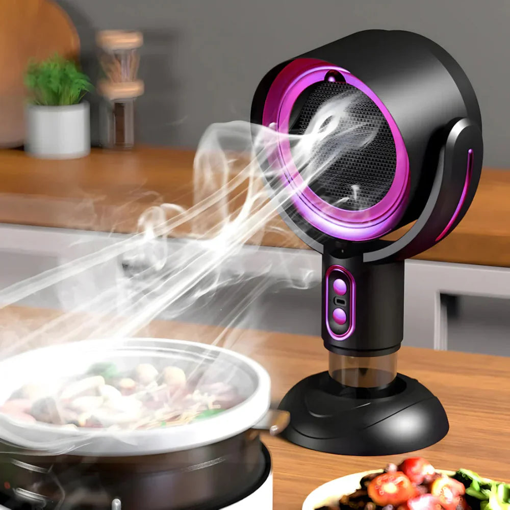 LuxeBreeze Ionic Air Cleaner | Neutralizzatore di odori silenzioso per casa, cucina e ufficio