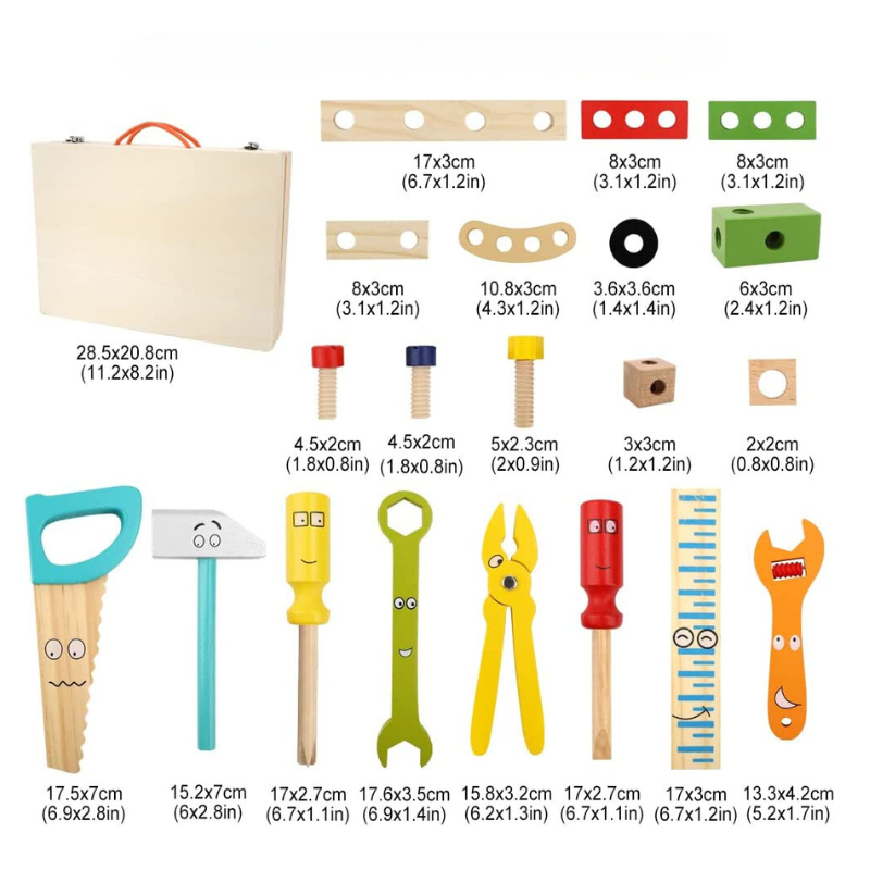 Kit di Costruzione Interattivo in Legno – MakerBox