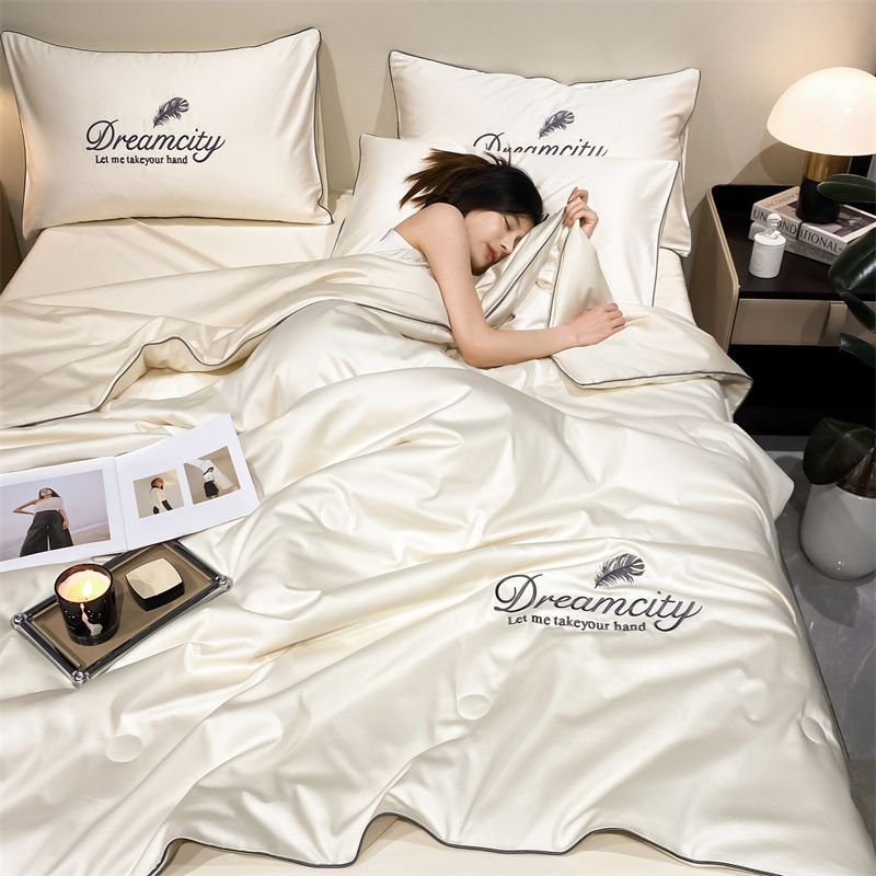FrostEase Premium Cooling Bedding | Soluzione per il sonno leggera, traspirante e lavabile in lavatrice
