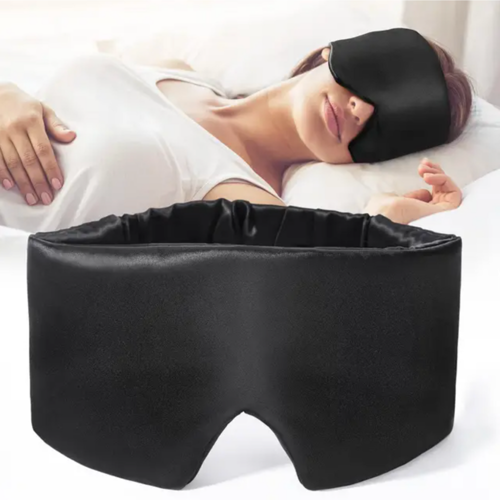 Maschera da Sonno di Lusso Realizzata in Pura Seta di Gelso – LunaPure