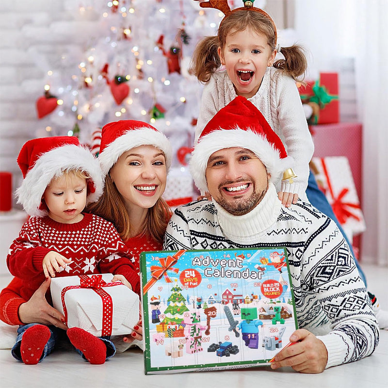 Calendario dell'Avvento CrystalBuild Elite | 29 Figure Creative per il Countdown di Natale dei Bambini