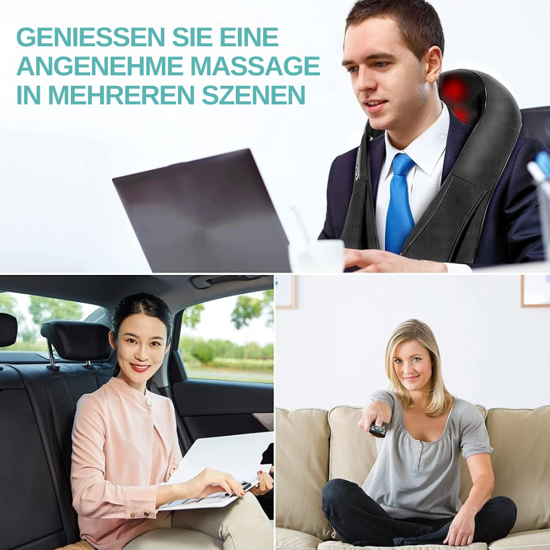 Cuscino Massaggiante Shiatsu con Infrarossi - FlowRelief