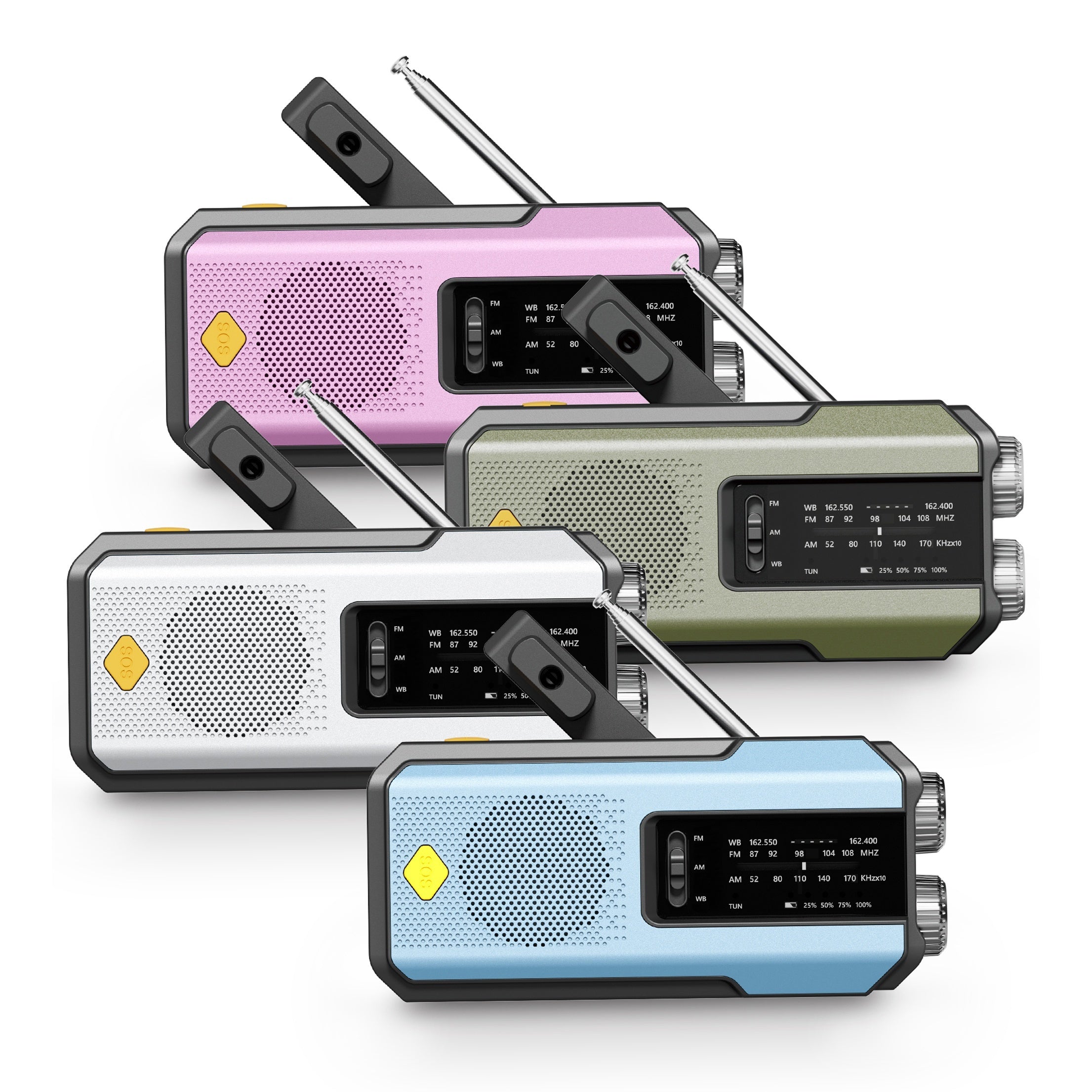 Radio Portatile AM/FM Daykit – Con Pannello Solare e Torcia