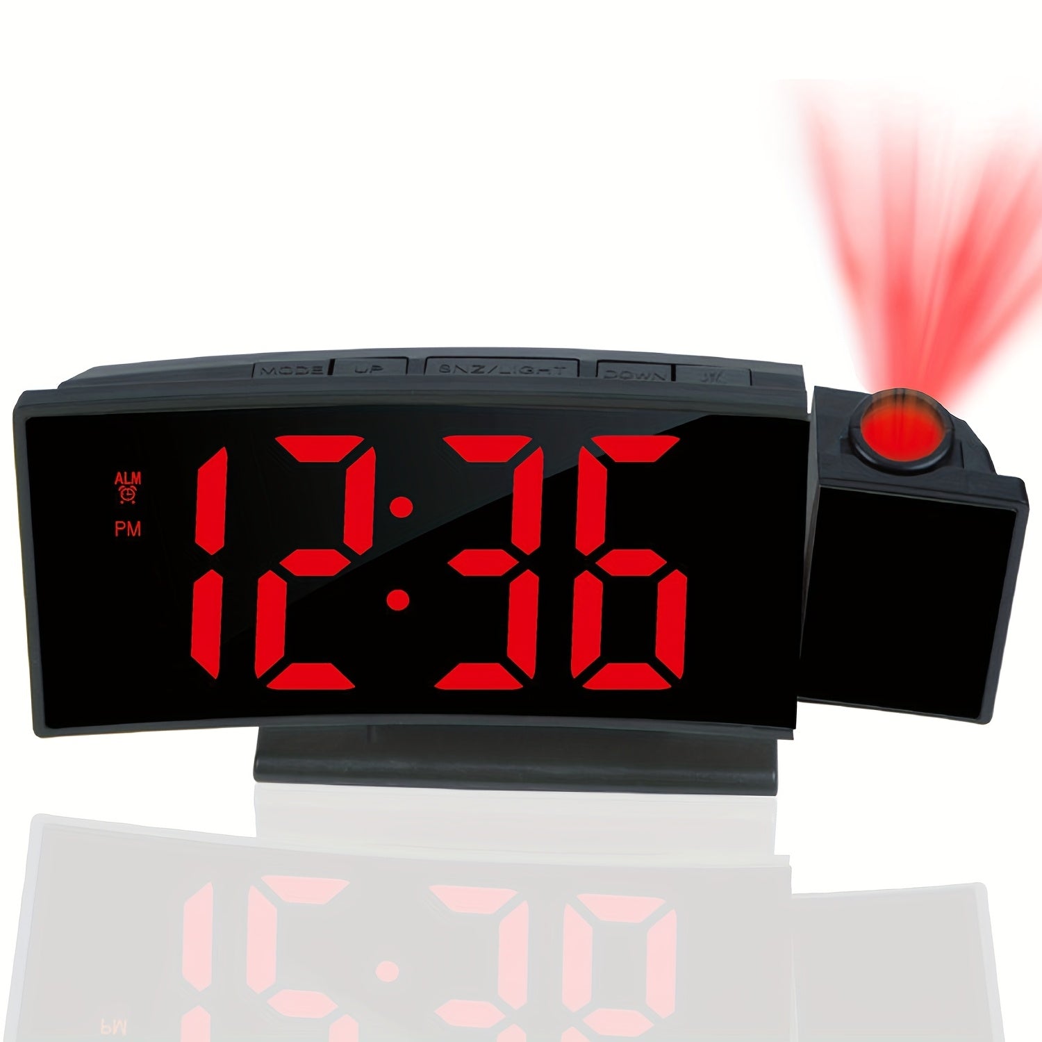 Orologio Sveglia Digitale – Display LED e Funzione Snooze con Luminosità Regolabile