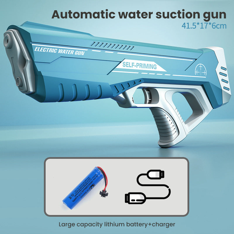 Pistola ad Acqua con Getto a Pressione & Batteria USB per Bambini e Adulti – SplashPower X1