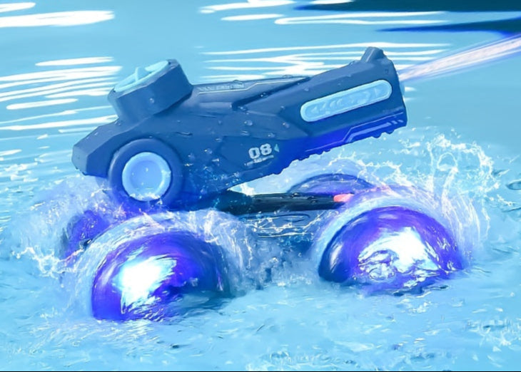 SplashRider Camionetta RC Amphibious con Cannone ad Acqua – Divertimento Spruzzante