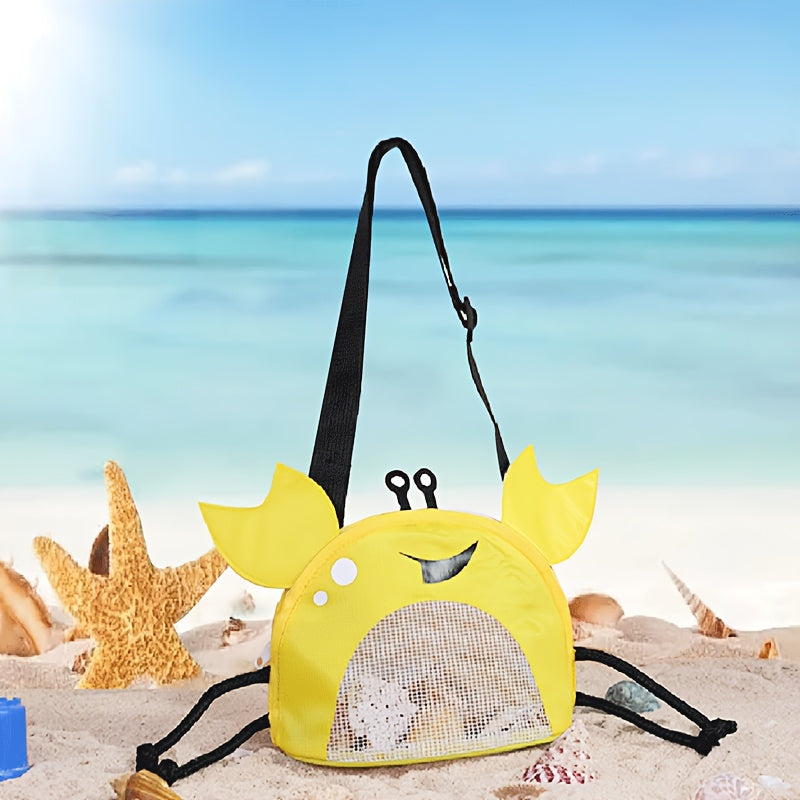Borsa a Spalla a Forma di Granchio – Borsa da Spiaggia Giocosa e Leggera per Bambini con Cinghia Regolabile
