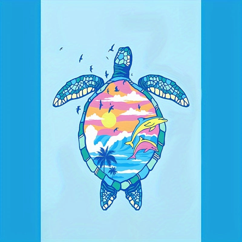 TropiComfort Tappeto da Spiaggia Oversize – Spazioso, Durevole e Resistente alla Sabbia