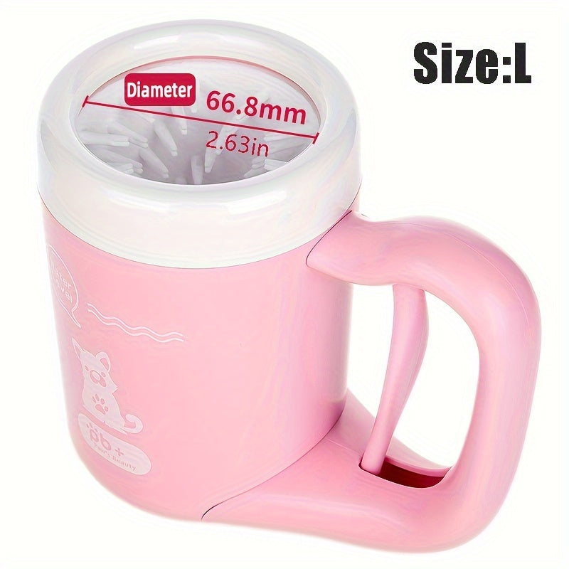 Coppa per la Pulizia delle Zampe degli Animali in Silicone – Portatile e Spazzola Morbida per il Lavaggio delle Zampe