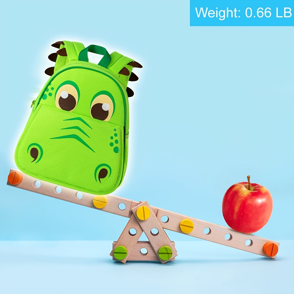 Zaino Carino a Forma di Dinosauro per Bambini – Zaino Spazioso e Confortevole per la Scuola