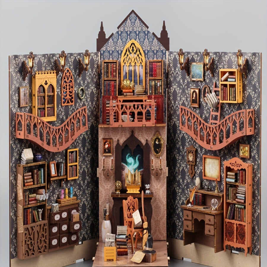 Casa dei Libri Magici – Puzzle di Legno 3D per Costruttori Creativi