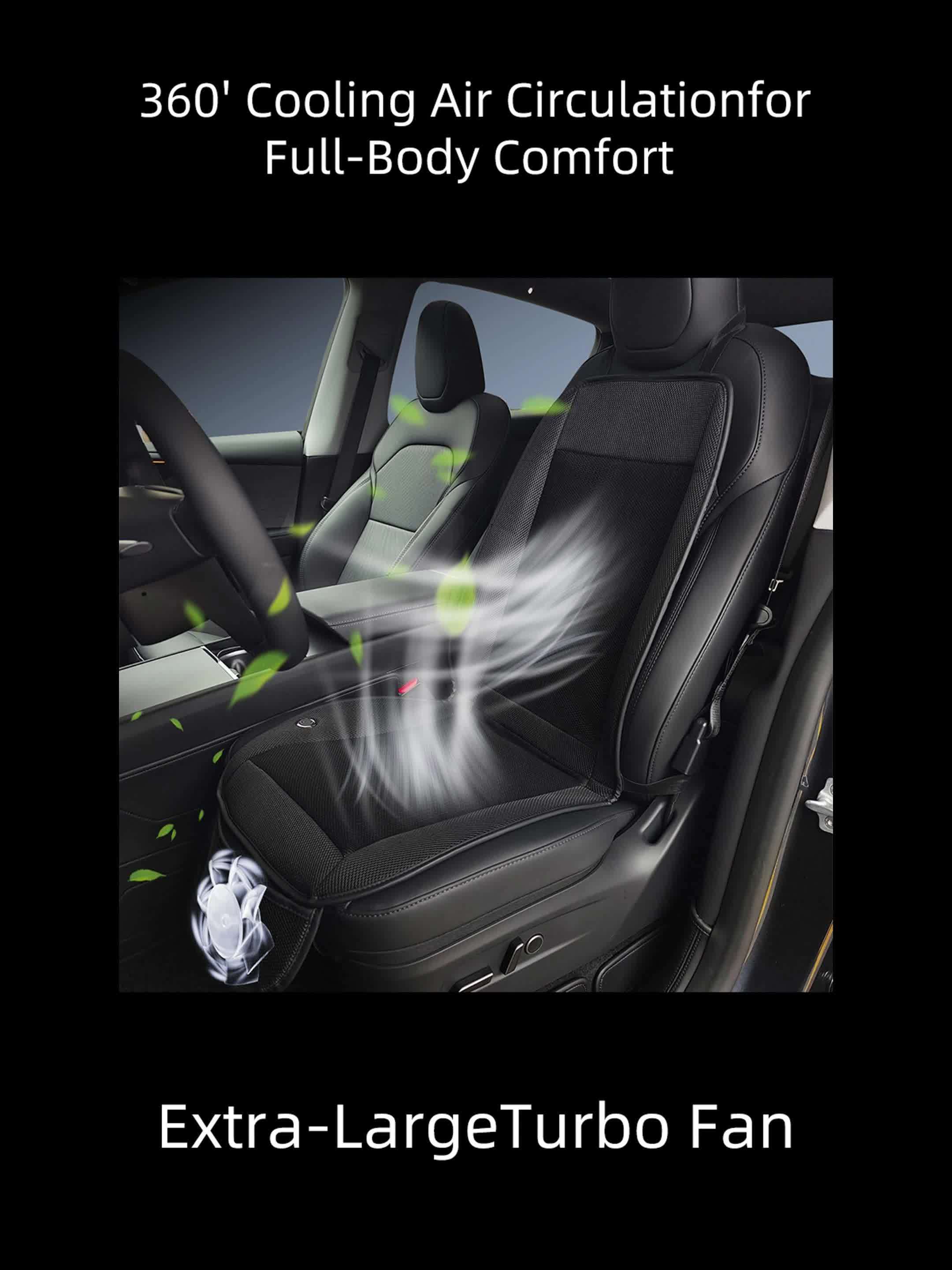 Cuscino per Sedile Auto Turbo – Raffreddamento Rapido e Comfort