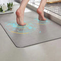 Tapis de Bain en Diatomite Antidérapant et Séchage Rapide