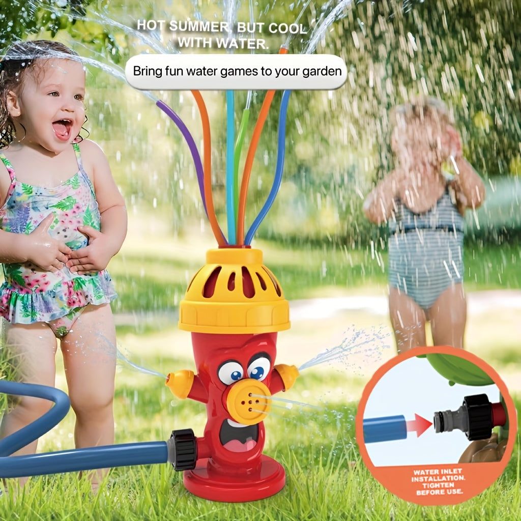 Sprinkler d'acqua a forma di Idrante – Divertimento e Rinfresco per Bambini