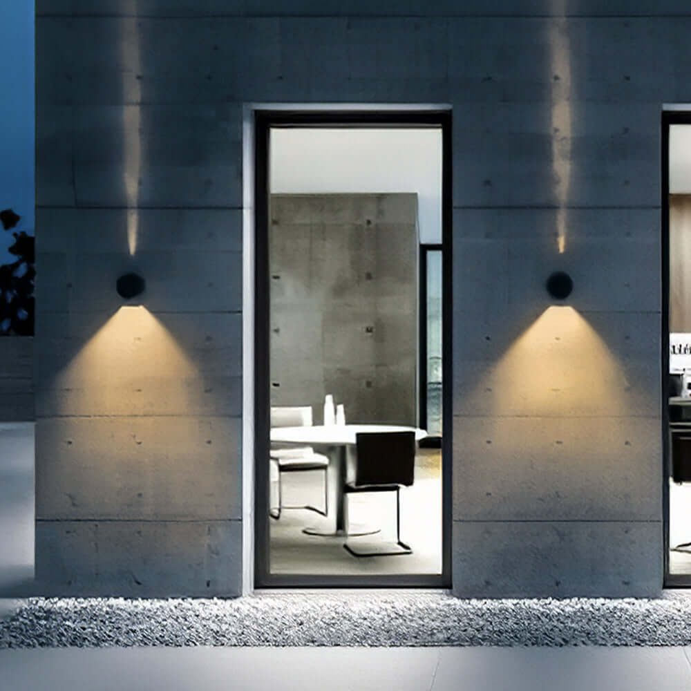 Lampada da Parete Rotonda Moderna per Esterni - IP65 Impermeabile